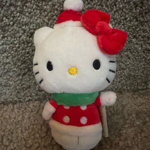 Hello Kitty Red and White Stuffed Animal